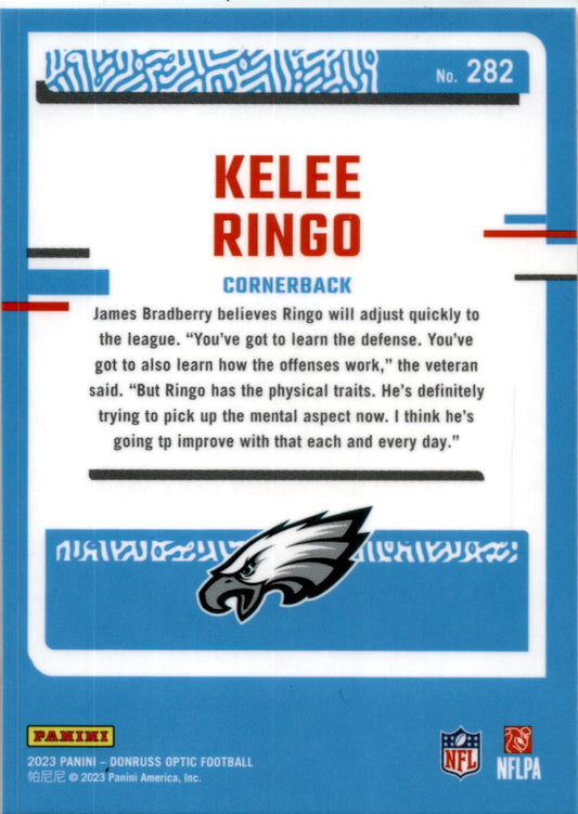 2023 Donruss Optic #282 Kelee Ringo Philadelphia Eagles
