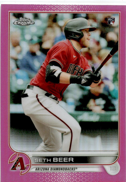 2022 Topps Chrome Pink #186 Seth Beer Arizona Diamondbacks