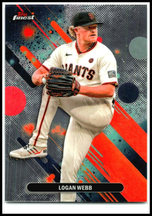 2025 Topps Finest #64 Logan Webb