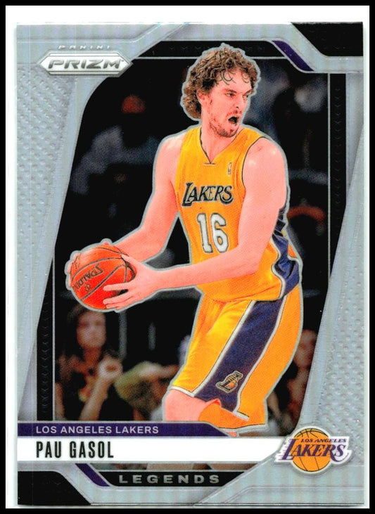 2024-25 Panini Prizm Prizms Silver #281 Pau Gasol Los Angeles Lakers