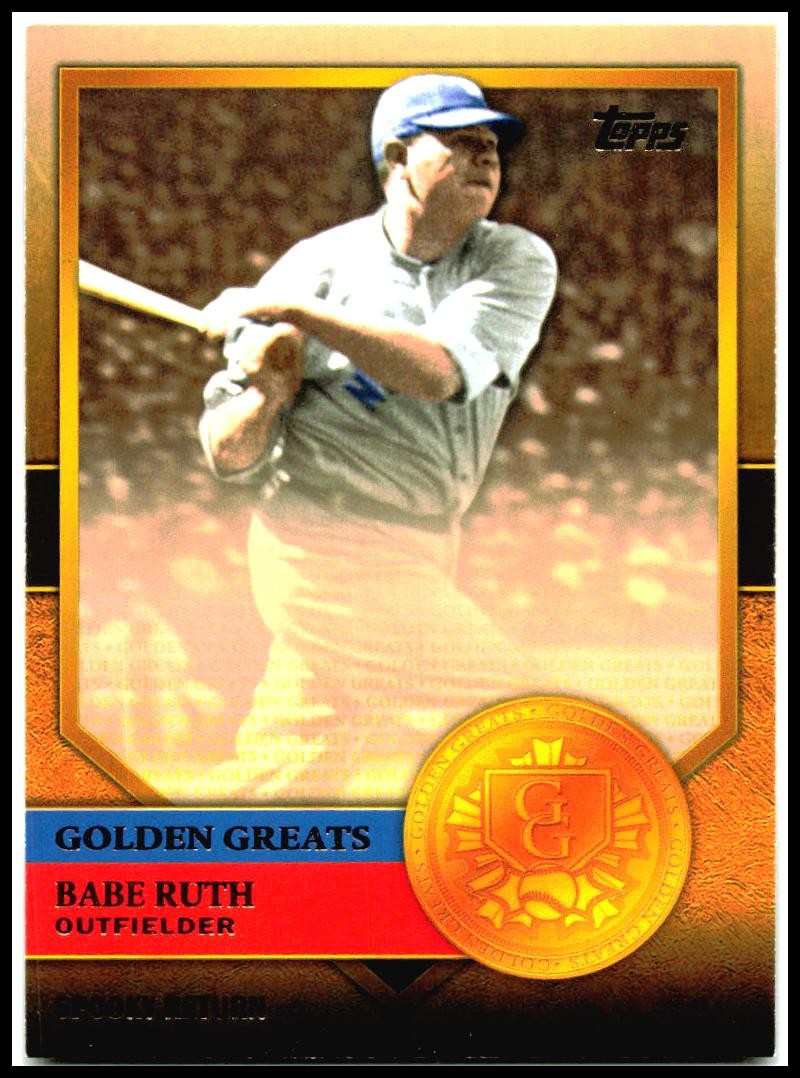 2012 Topps Golden Greats #GG-71 Babe Ruth New York Yankees