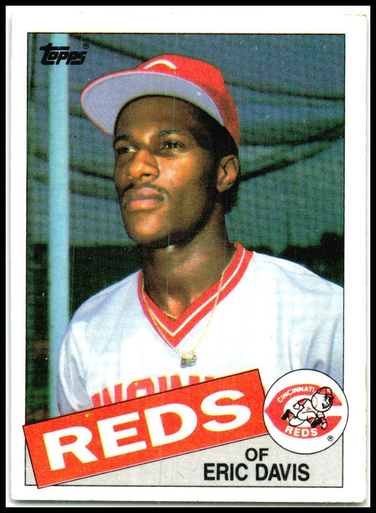 1985 Topps #627 Eric Davis Rookie Cincinnati Reds