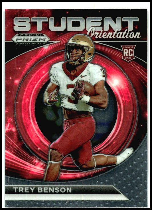 2024 Panini Prizm Draft Picks Student Orientation #SO-TB Trey Benson Arizona