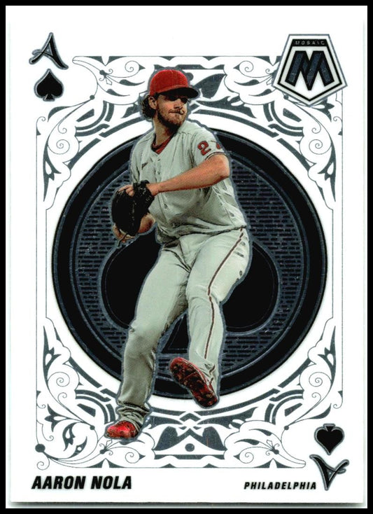 2022 Panini Mosaic Aces #A-9 Aaron Nola Philadelphia Phillies