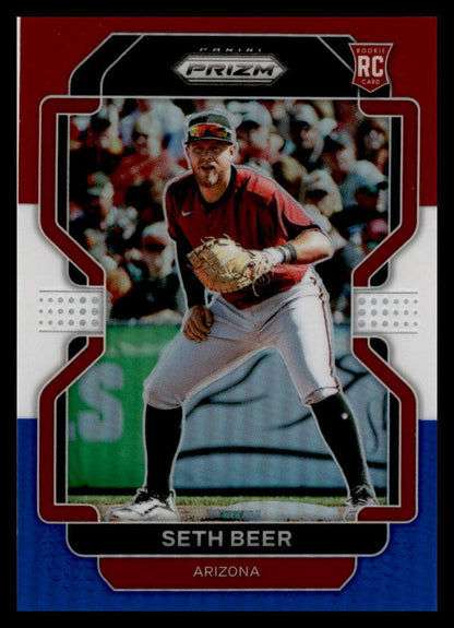 2022 Panini Prizm Red/White/Blue #25 Seth Beer