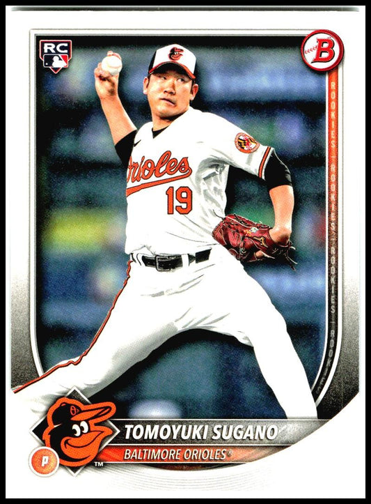 2025 Bowman #41 Tomoyuki Sugano Rookie Baltimore Orioles