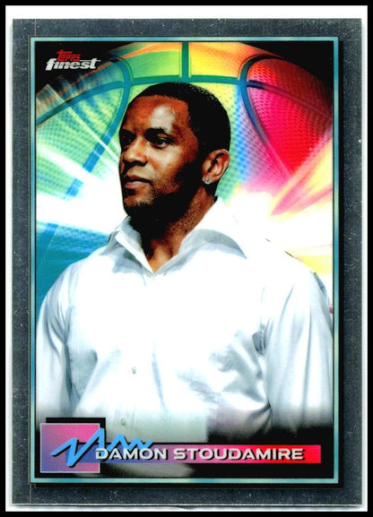 2021 Topps Finest #57 Damon Stoudamire