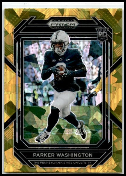 2023 Panini Prizm Draft Picks Prizms Gold Ice #152 Parker Washington Jags