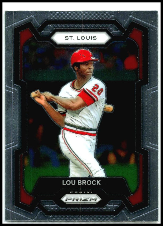 2024 Panini Prizm #280 Lou Brock St. Louis Cardinals