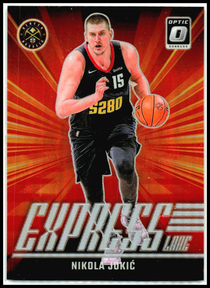 2024-25 Donruss Optic Express Lane #3 Nikola Jokic Denver Nuggets