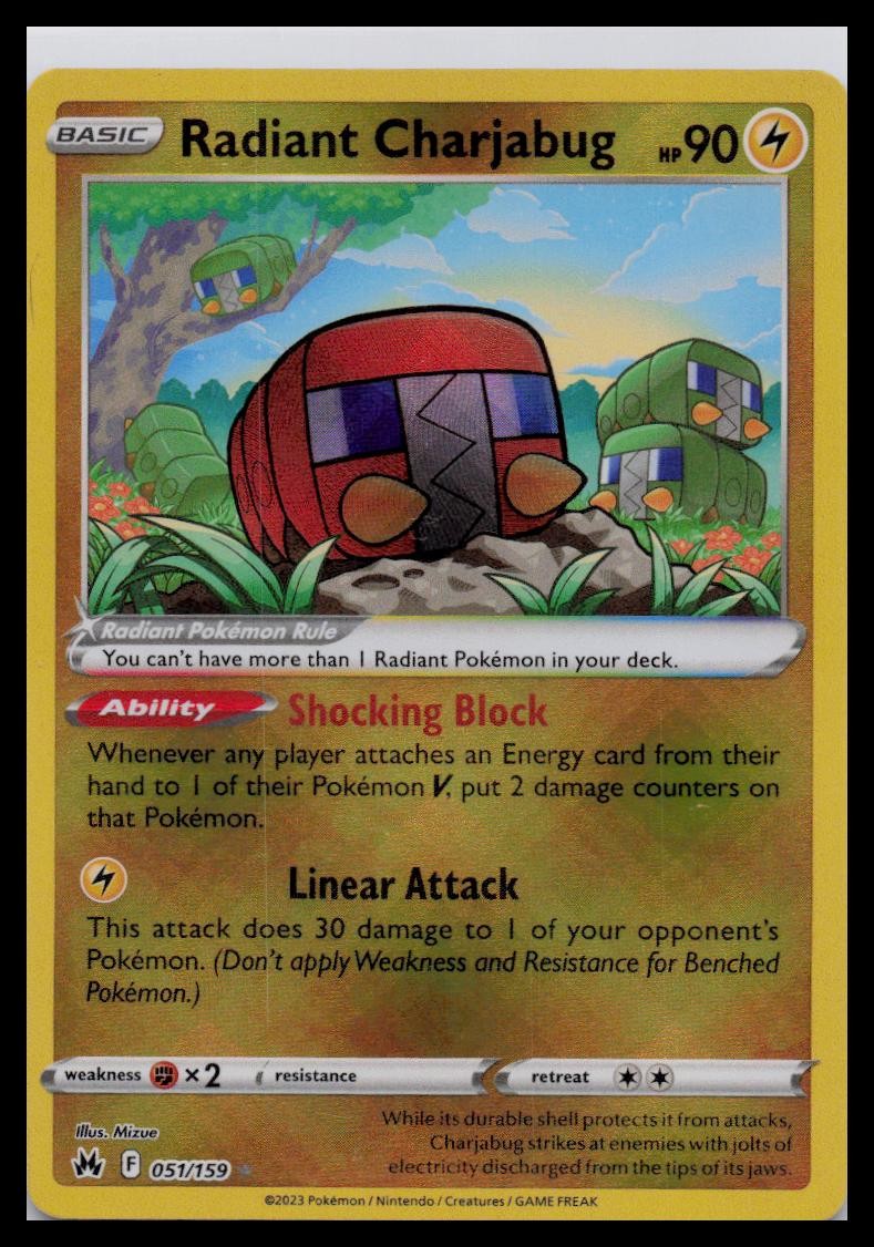 Crown Zenith #051/159 Radiant Charjabug