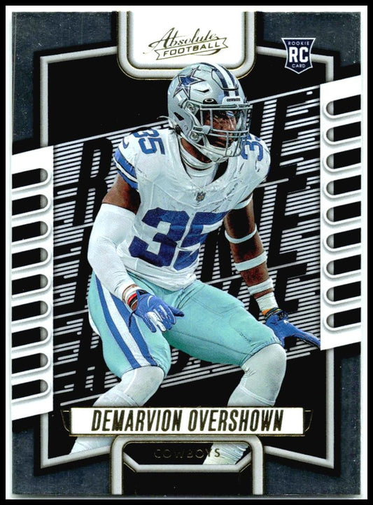 2023 Panini Absolute #186 Demarvion Overshown Dallas Cowboys