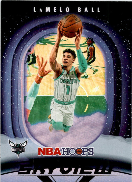 2023-24 Hoops Winter Skyview #14 LaMelo Ball Charlotte Hornets