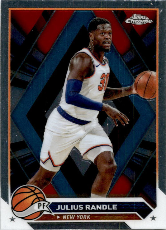 2023-24 Topps Chrome #129 julius Randle New York Knicks