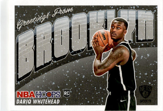 2023-24 Hoops Winter #17 Dariq Whitehead Brooklyn Nets