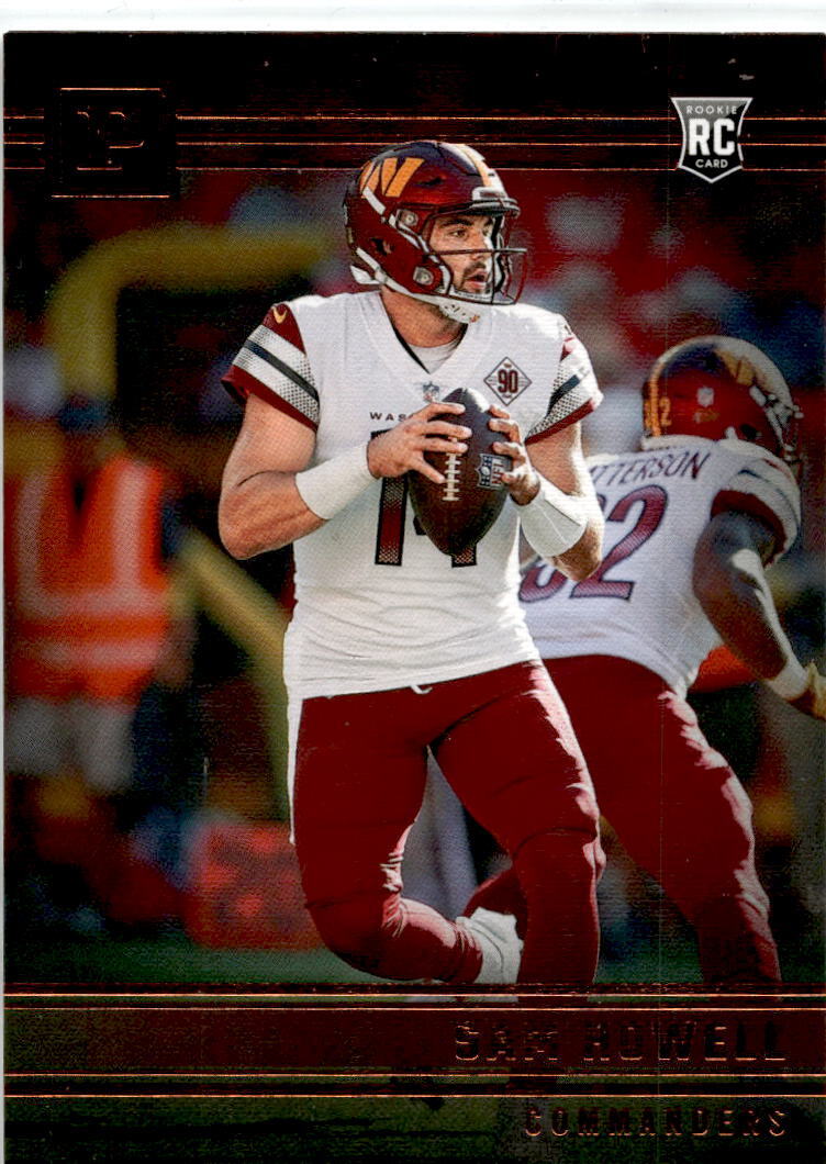 2022 Panini Chronicles #PA-5 Sam Howell RC Washington Commanders