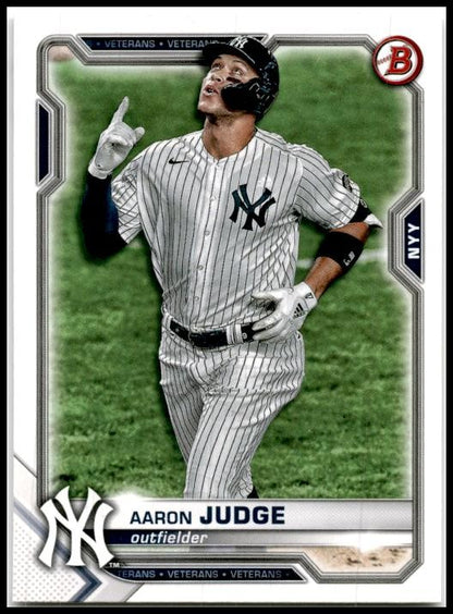 2021 Bowman #74 Aaron Judge New York Yankees