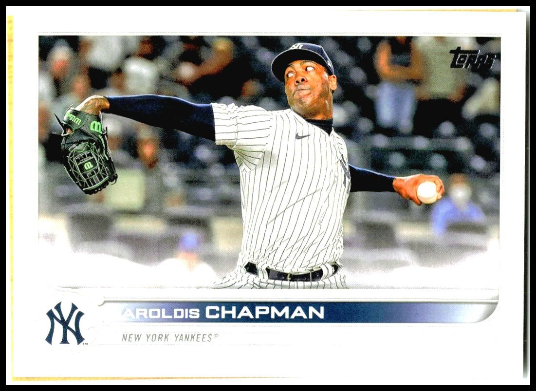 2022 Topps #142 Aroldis Chapman  New York Yankees