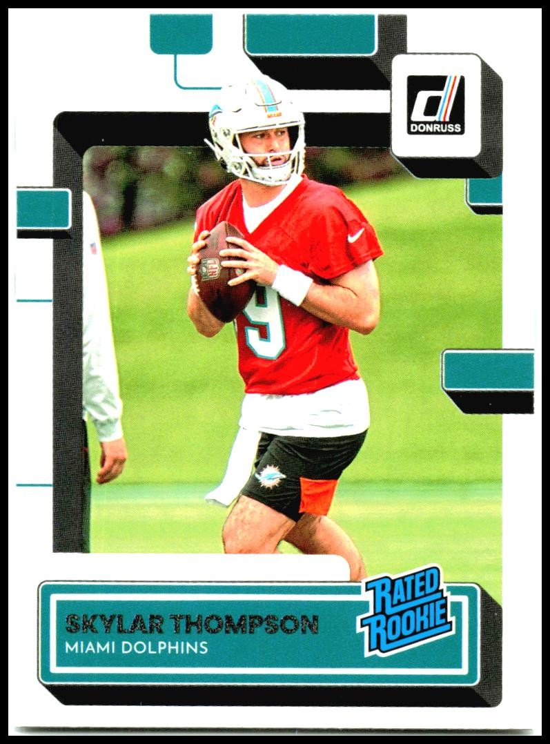 2022 Donruss #375 Skylar Thompson Rookie Miami Dolphins