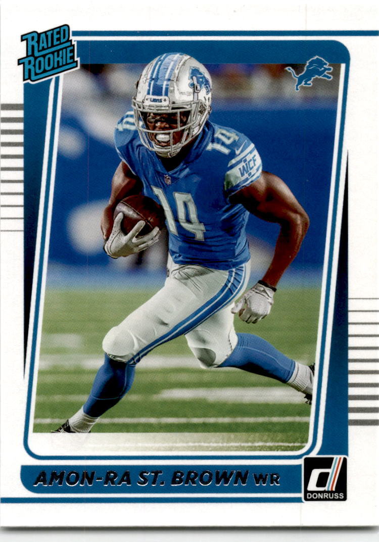 2021 Donruss #284 Amon-Ra St. Brown Rookie Detroit Lions