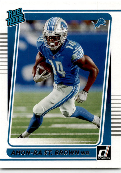 2021 Donruss #284 Amon-Ra St. Brown Rookie Detroit Lions