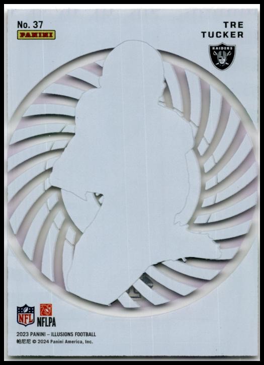 2023 Panini Illusions Mystique #37 Tre Tucker Las Vegas Raiders