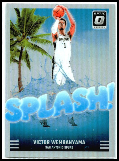 2024-25 Donruss Optic Splash! Holo #4 Victor Wembanyama San Antonio Spurs