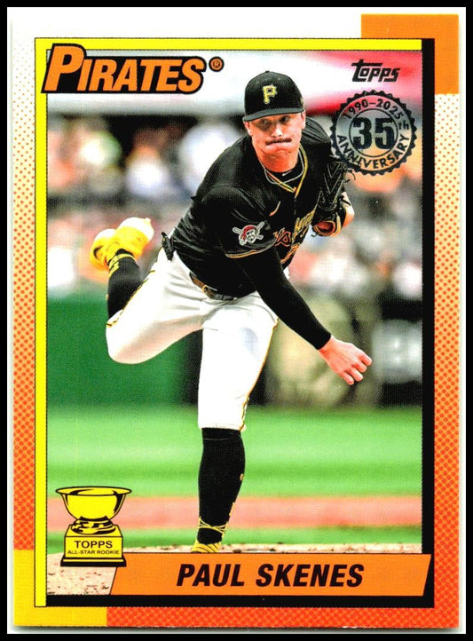 2025 Topps 1990 Topps 35th Anniversary All-Stars #T90-63 Paul Skenes Pirates