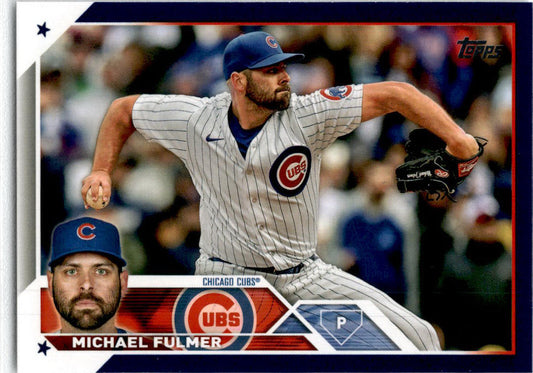 2023 Topps Update Royal Blue #US281 Michael Fulmer Chicago Cubs