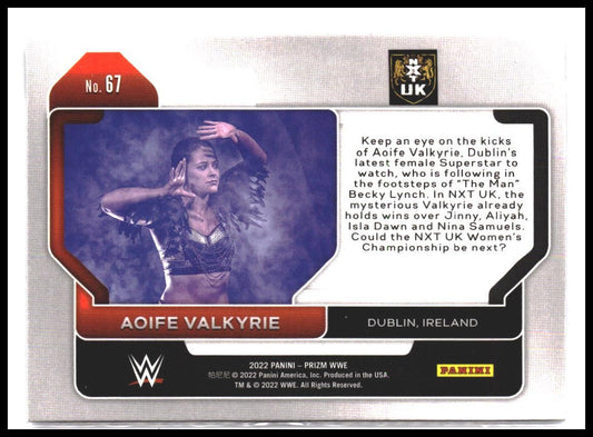 Aoife Valkyrie #67 2022 Panini Prizm WWE Rookie RC