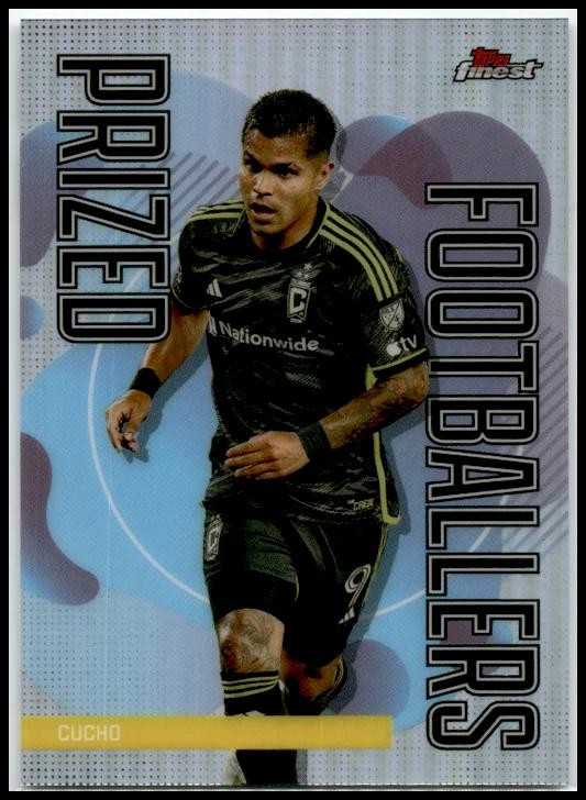 2024 Topps Finest MLS Prized Footballers #PF-14 Cucho Columbus Crew