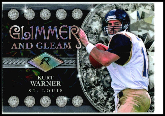2024 Topps Resurgence Glimmer and Gleam #GG-6 Kurt Warner St. Louis Rams