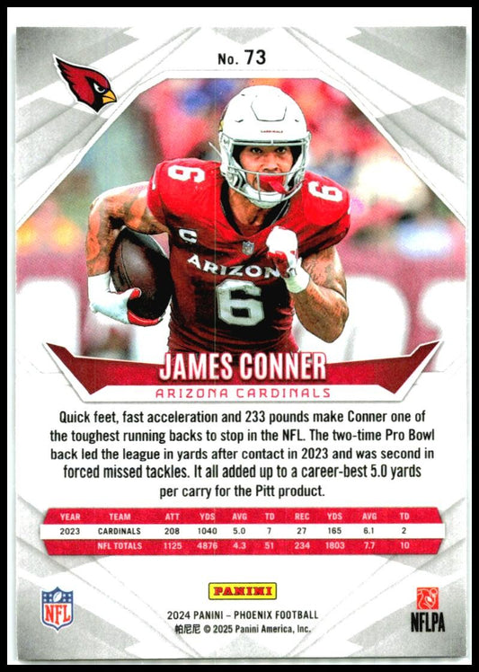 2024 Panini Phoenix #73 James Conner Arizona Cardinals