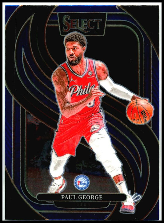 2024-25 Panini Select Blue #159 Paul George Philadelphia 76ers