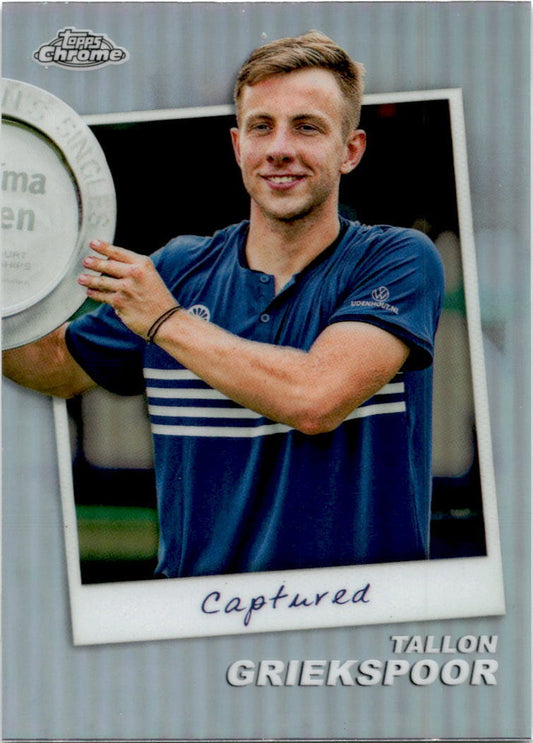 2024 Topps Chrome Tennis Captured #CTD-TG Tallon Griekspoor