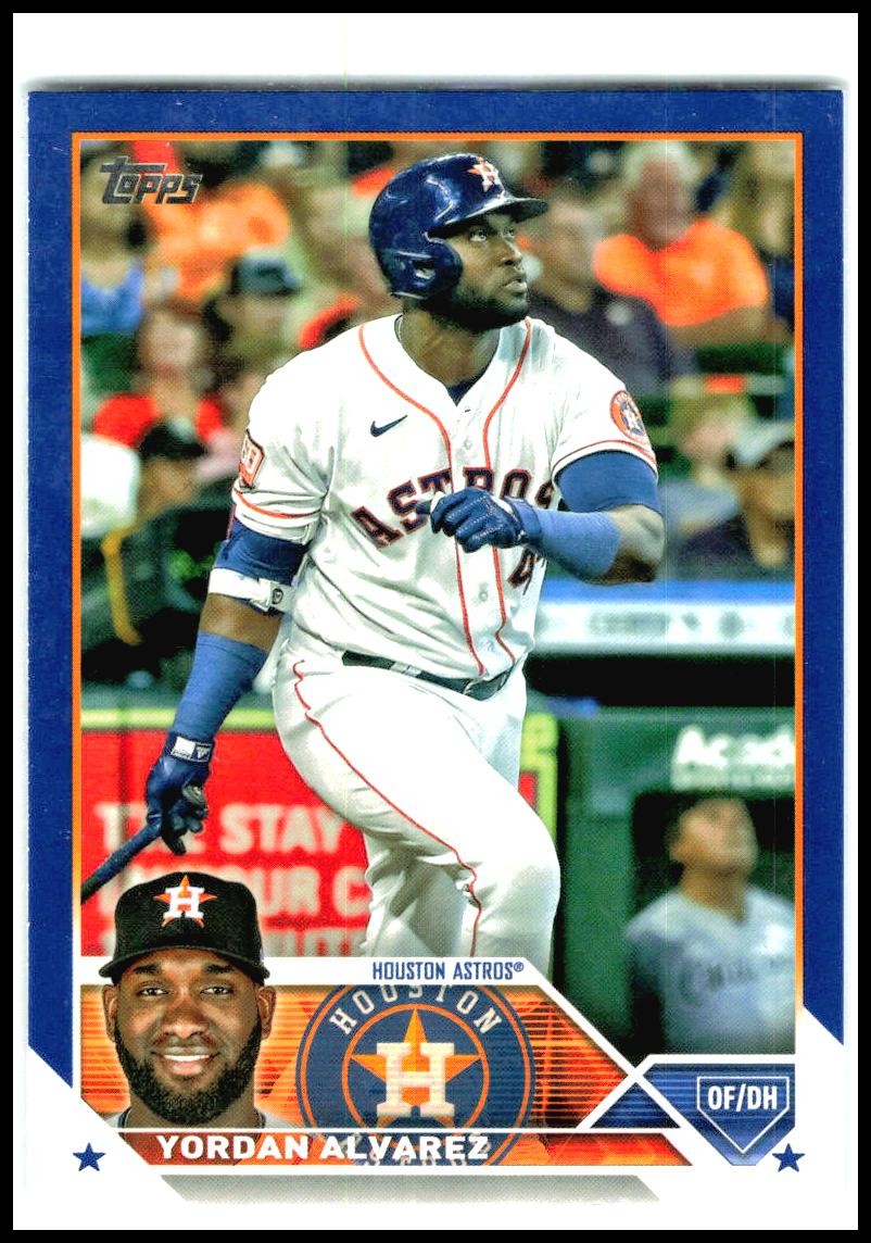 2023 Topps Royal Blue #181 Yordan Alvarez Houston Astros