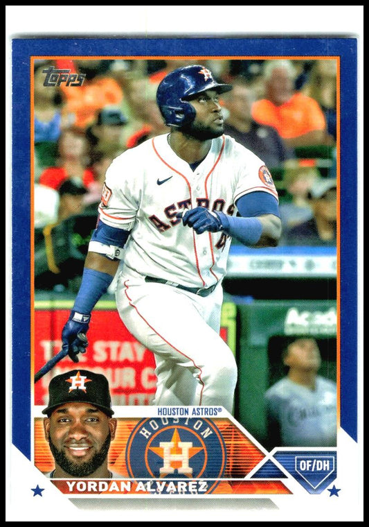 2023 Topps Royal Blue #181 Yordan Alvarez Houston Astros