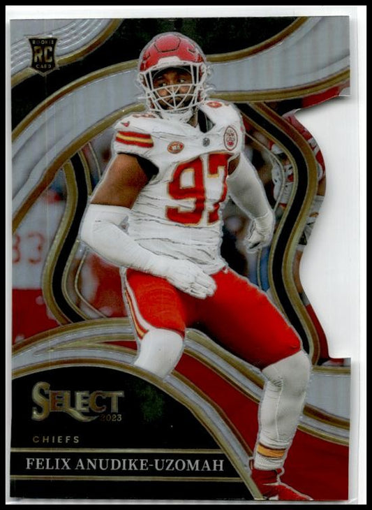 2023 Panini Select Silver Die Cuts #269 Felix Anudike-Uzomah Rookie Chiefs