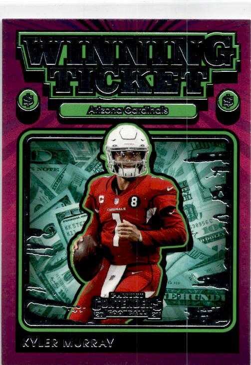 2021 Panini Contenders Winning Ticket #WT-KMU Kyler Murray Arizona Cardinals