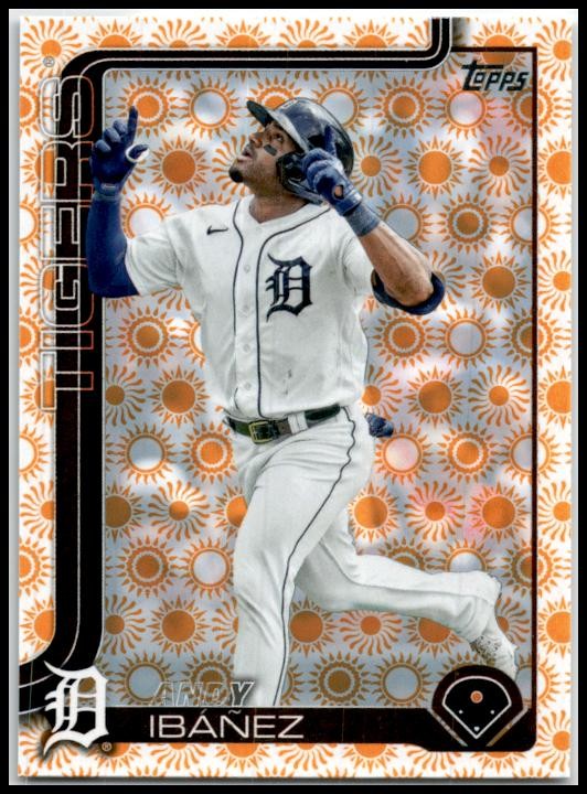 2025 Topps Holiday #442 Andy Ibáñez Detroit Tigers