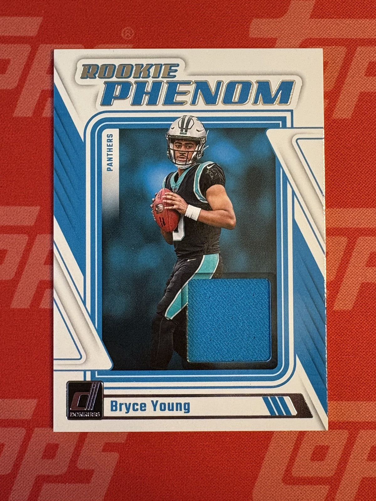 2023 Donruss Rookie Phenom Jerseys #RPJ-BYO Bryce Young Carolina Panthers