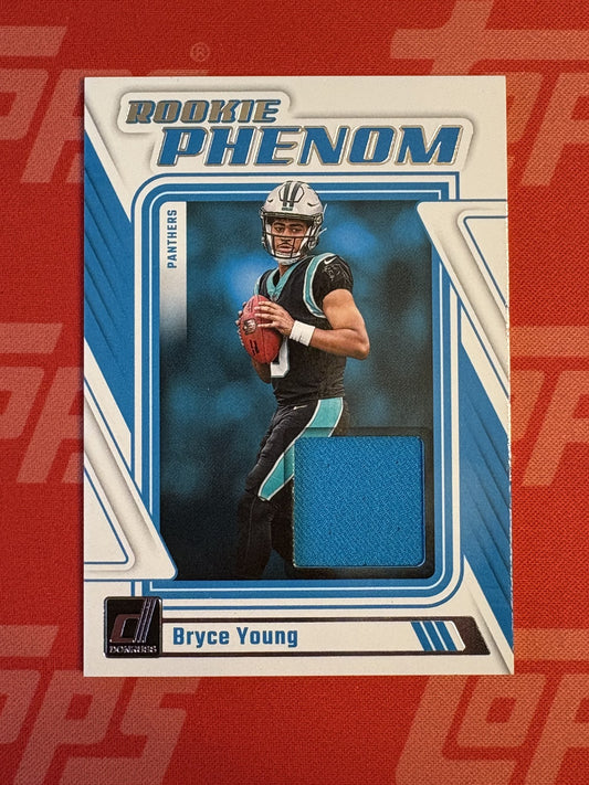 2023 Donruss Rookie Phenom Jerseys #RPJ-BYO Bryce Young Carolina Panthers