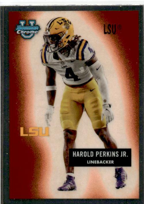 2024 Bowman University Chrome 1955 Bowman Football #55B-6 Harold Perkins Jr.