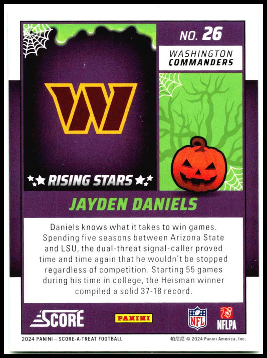 2024 Score-A-Treat A-Treat - Rising Stars Green Bats #26 Jayden Daniels