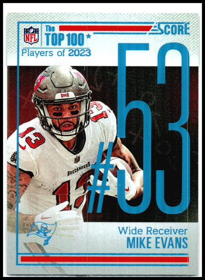 2024 Score Top 100 #53 Mike Evans Tampa Bay Buccaneers