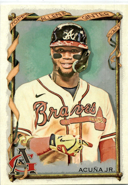 2023 Topps Allen & Ginter #37 Ronald Acuña Jr. Atlanta Braves