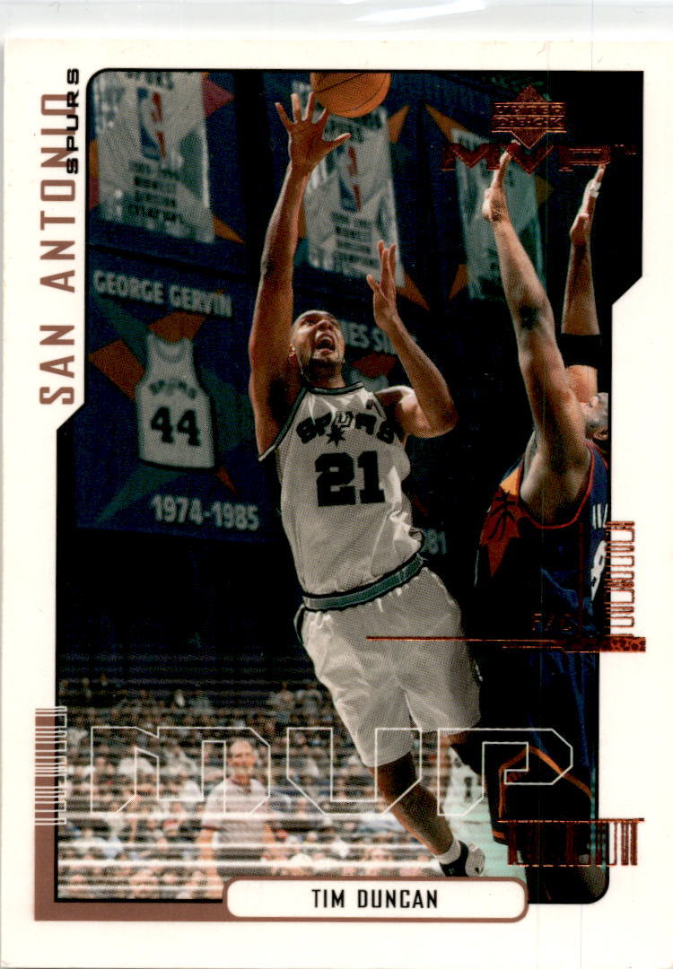 2000-01 Upper Deck MVP #152 Tim Duncan San Antonio Spurs