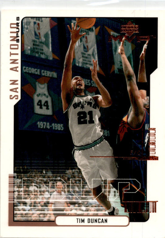 2000-01 Upper Deck MVP #152 Tim Duncan San Antonio Spurs