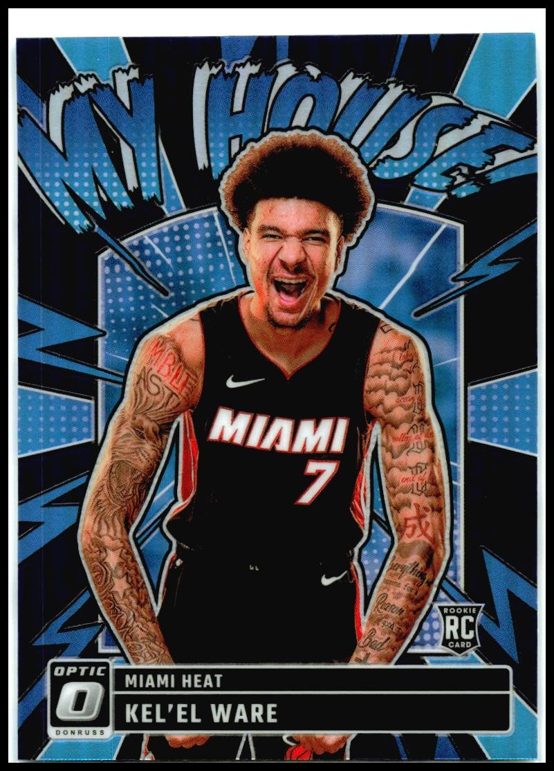 2024-25 Donruss Optic My House Purple #11 Kel'el Ware Miami Heat