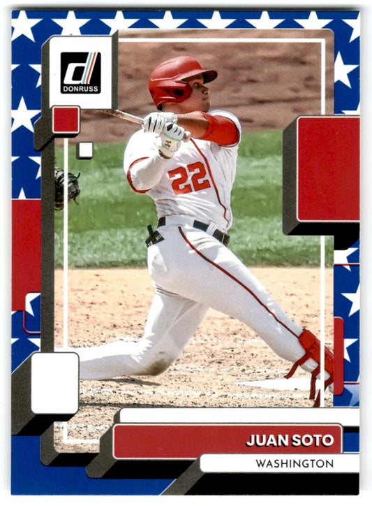 2022 Donruss Independence Day Juan Soto Washington Nationals #225